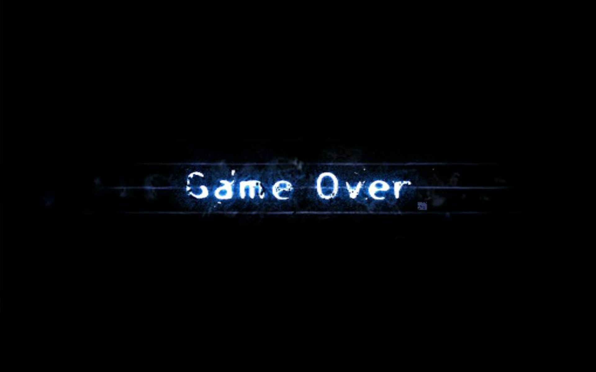 1920x1200 Game Over Wallpaper