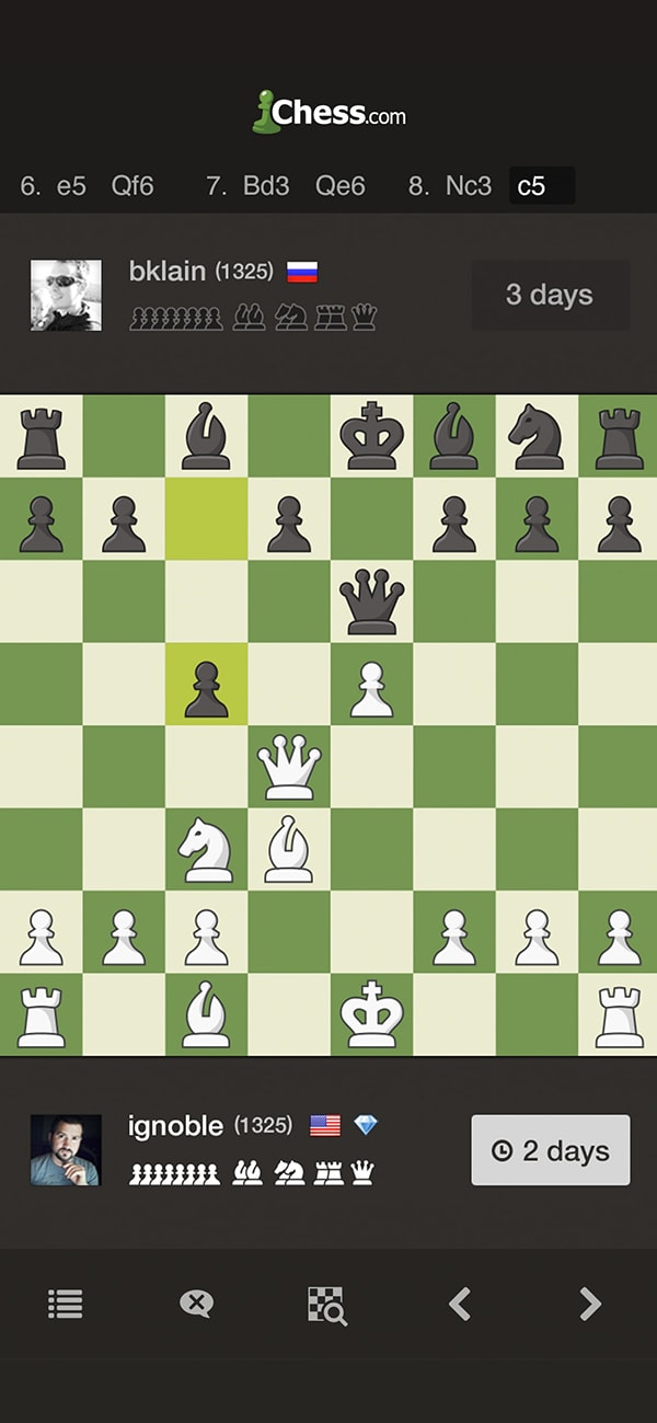 Game mobile Chess