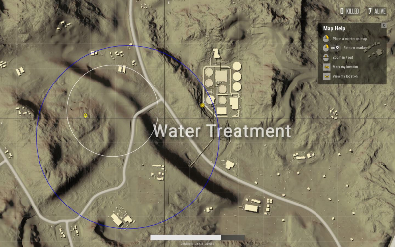 Khu Water Treatment trong map sa mạc