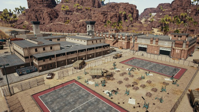 Khu nhà tù - Prison trong map sa mạc