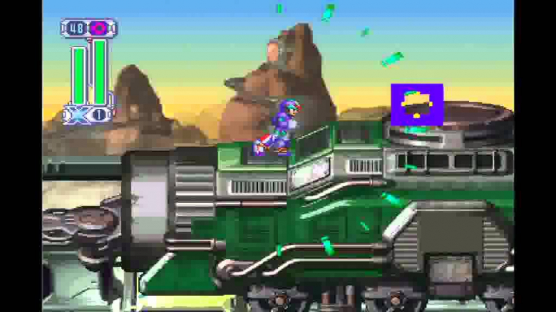 Tựa game Mega Man X4 trên máy PS1